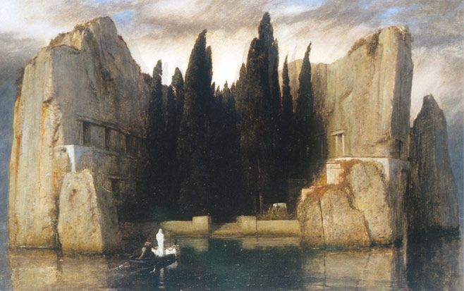 Arnold Böcklin - Die Toteninsel III